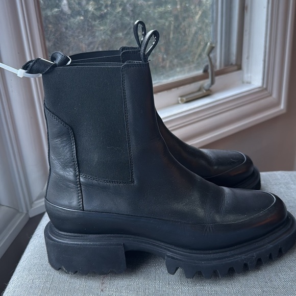 Allsaints Harlee Lug Sole Chelsea Ankle Boots - Picture 5 of 14